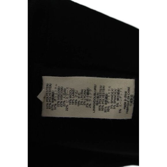 L'Agence Womens Pleated Waist Asymmetric Hem 3/4 Sleeve Dress Black Size 4 - Picture 5 of 7